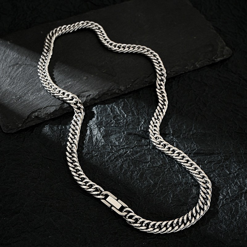 Cuban Link Chain 12Mm - 7 MM Stainless Steel Cuban Chains