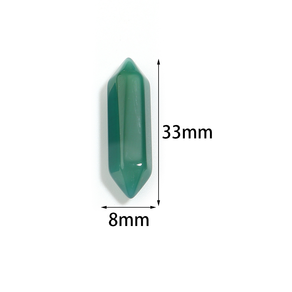 5PC Natural Gem Stone Quartz C - Crystal Pendant Necklace Natural Stone 评论和价格
