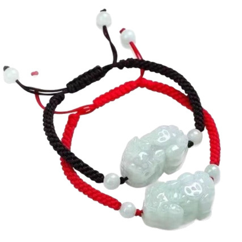 Natural Jadeite A-grade Pixiu  - Bracelets 评论和价格