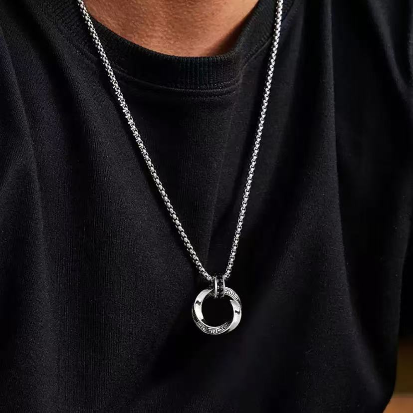 925 Sterling Silver Necklace P - 925 Sterling Silver Chain Necklace Men 评论和价格