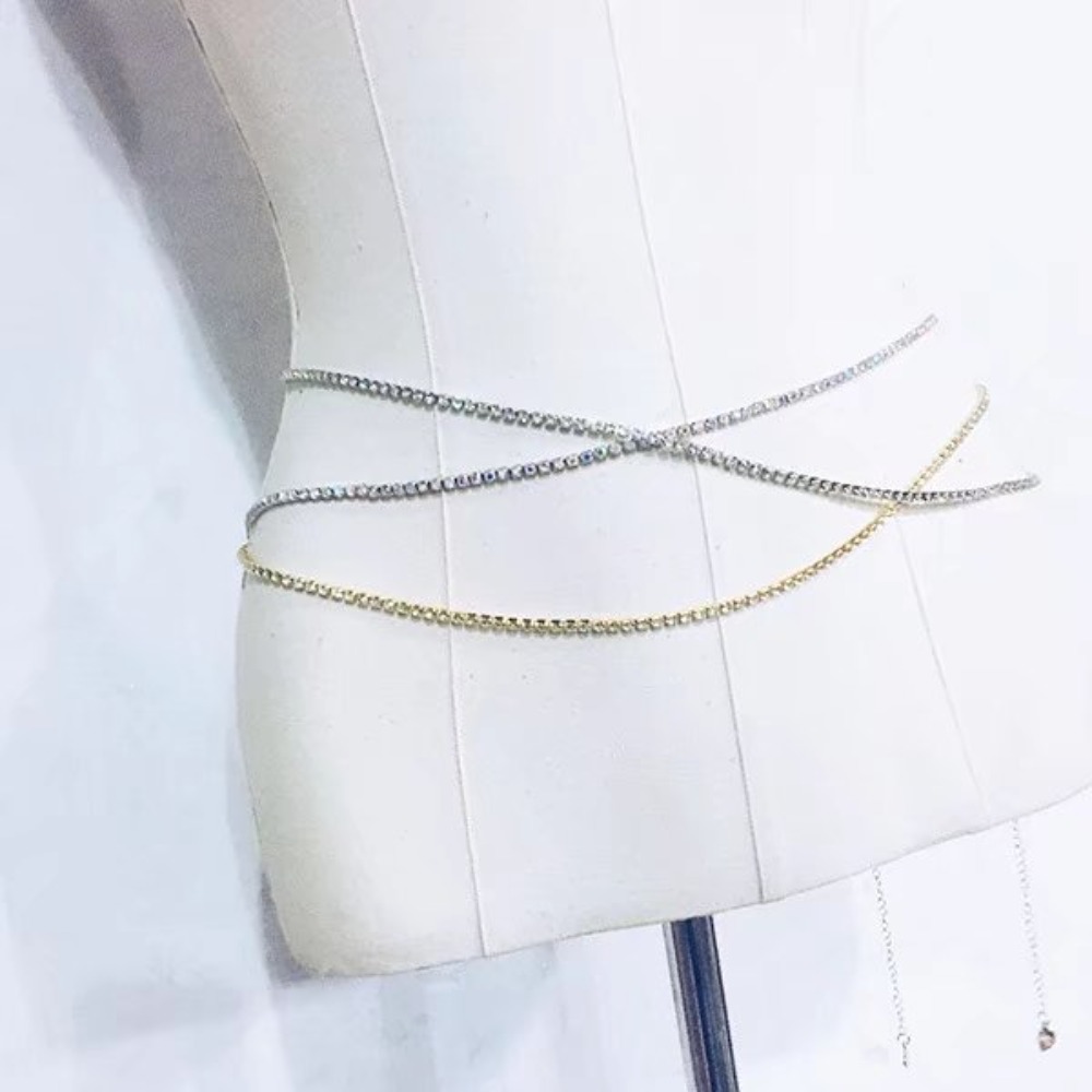 Sexy Fashion Shiny Water Drill - Body Jewelry 评论和价格
