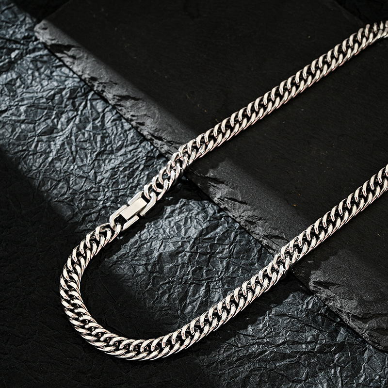 7 MM Stainless Steel Cuban Cha - Cuban Link Chain 12Mm 评论和价格