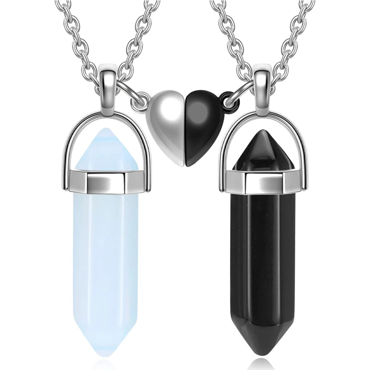 Crystal Friendship Matching Co - Magnetic Couple Matching Necklaces 评论和价格