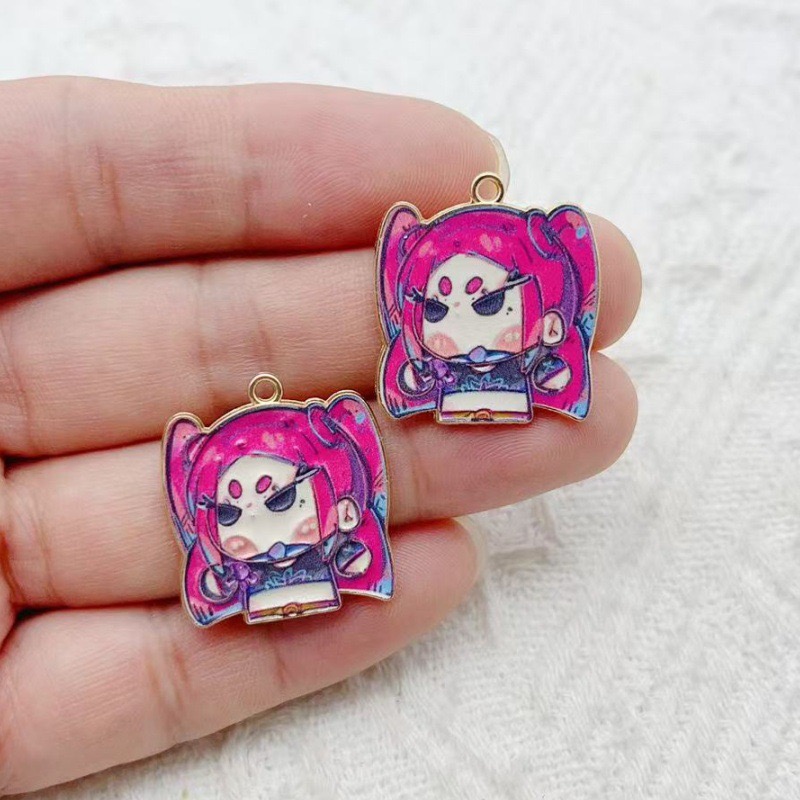 10pcs Cartoon Anime Pendant Oi - Earrings 评论和价格