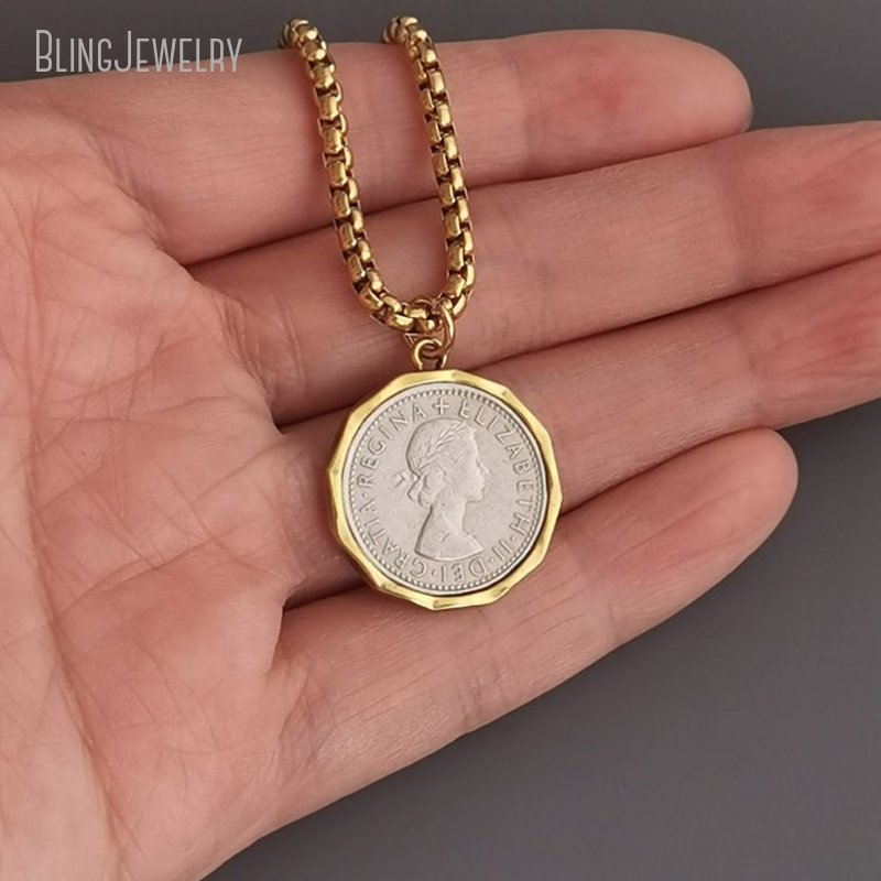 10pcs Waterproof Stainless Ste - Cross Pendant Necklace Gold 评论和价格