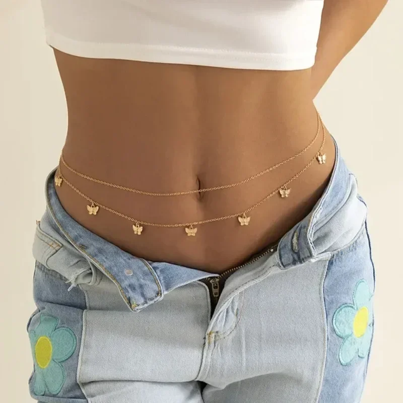 New Charm Sexy Double Layer Bu - Body Jewelry 评论和价格
