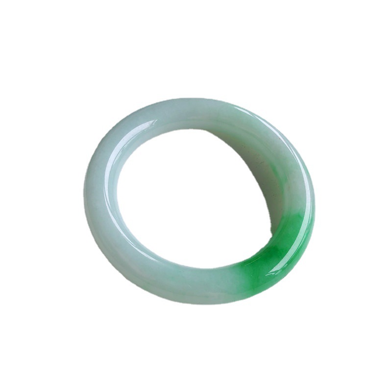 Natural Burmese Jadeite Bracel - Bracelets 评论和价格