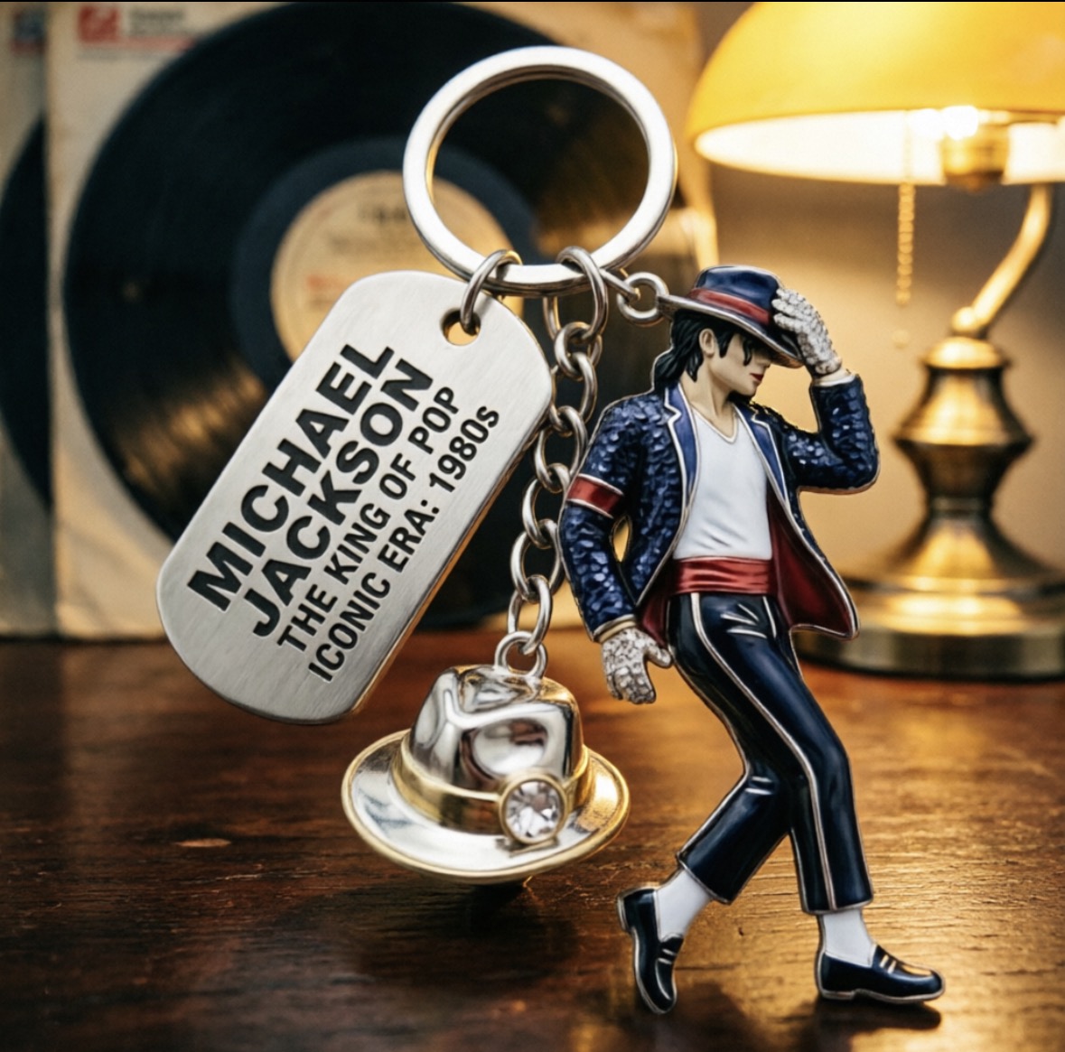 Michael Jackson Keychain, Clas - Rings 评论和价格
