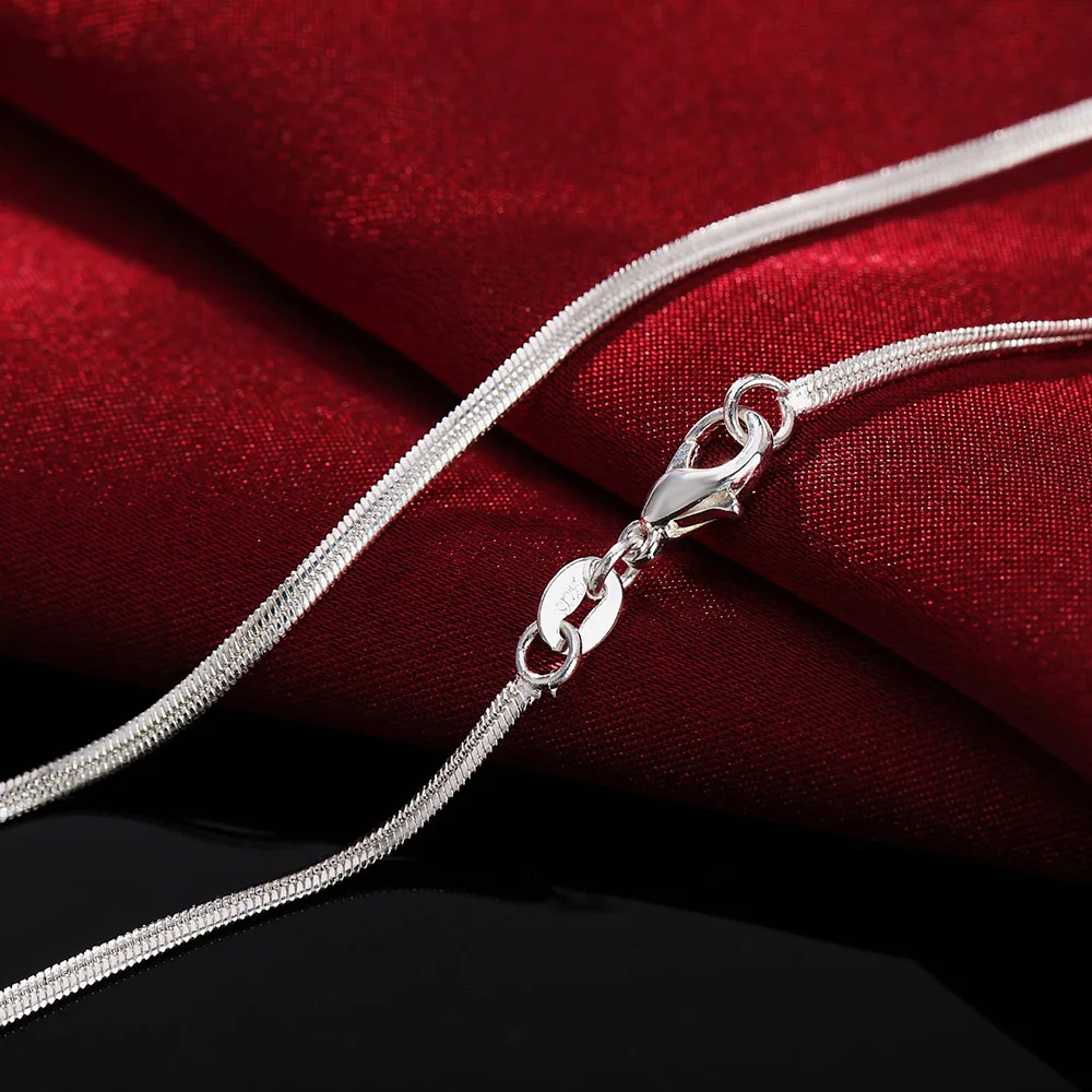 40-75cm Length 925 Sterling Si - 925 Sterling Silver Chain Necklace Men 评论和价格