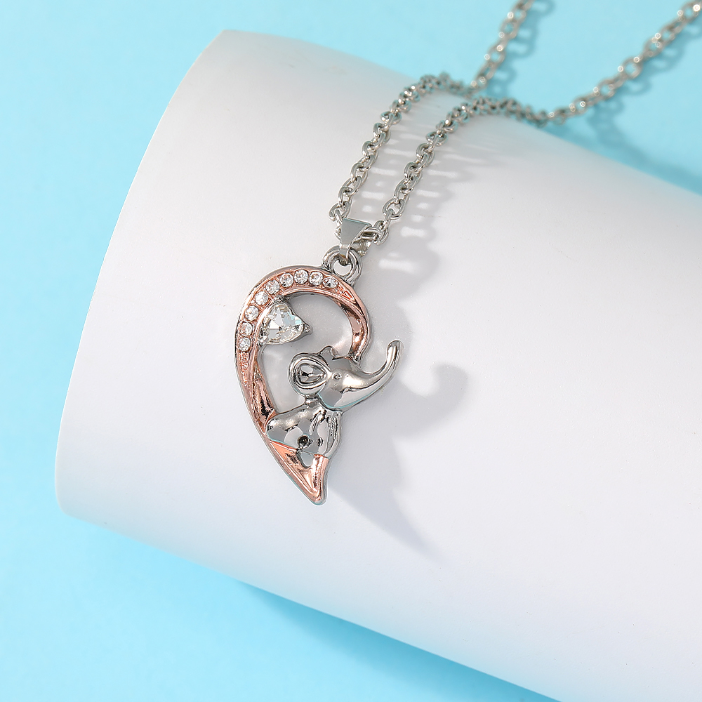 2Pcs Magnetic Matching Heart E - Magnetic Couple Matching Necklaces 评论和价格