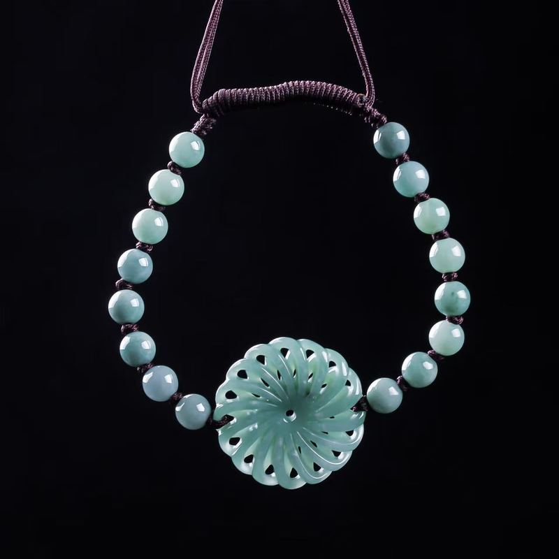 Natural Jadeite A-grade Fortun - Bracelets 评论和价格