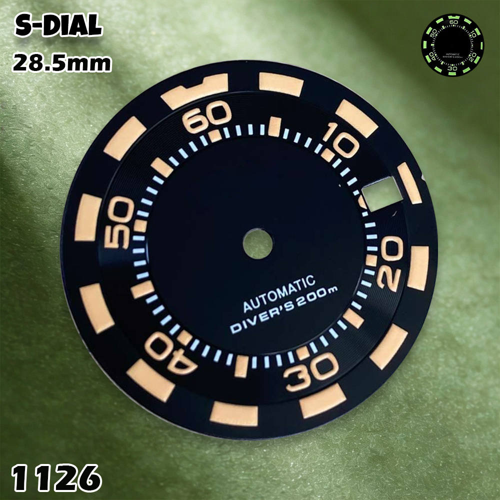 NH 28.5mm S Logo New Diver's d - Watch Accessories 评论和价格