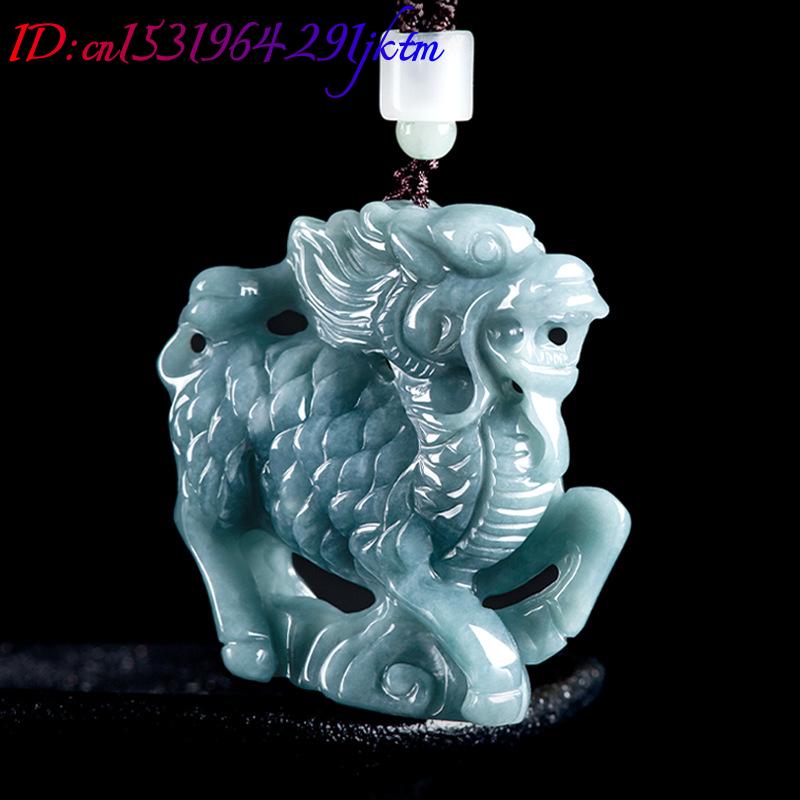 Burmese Jadeite Kylin Pendant  - Necklaces 评论和价格