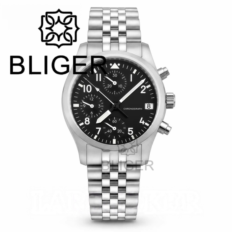 BLIGER Full Black Brushed 38mm - Watch Accessories 评论和价格
