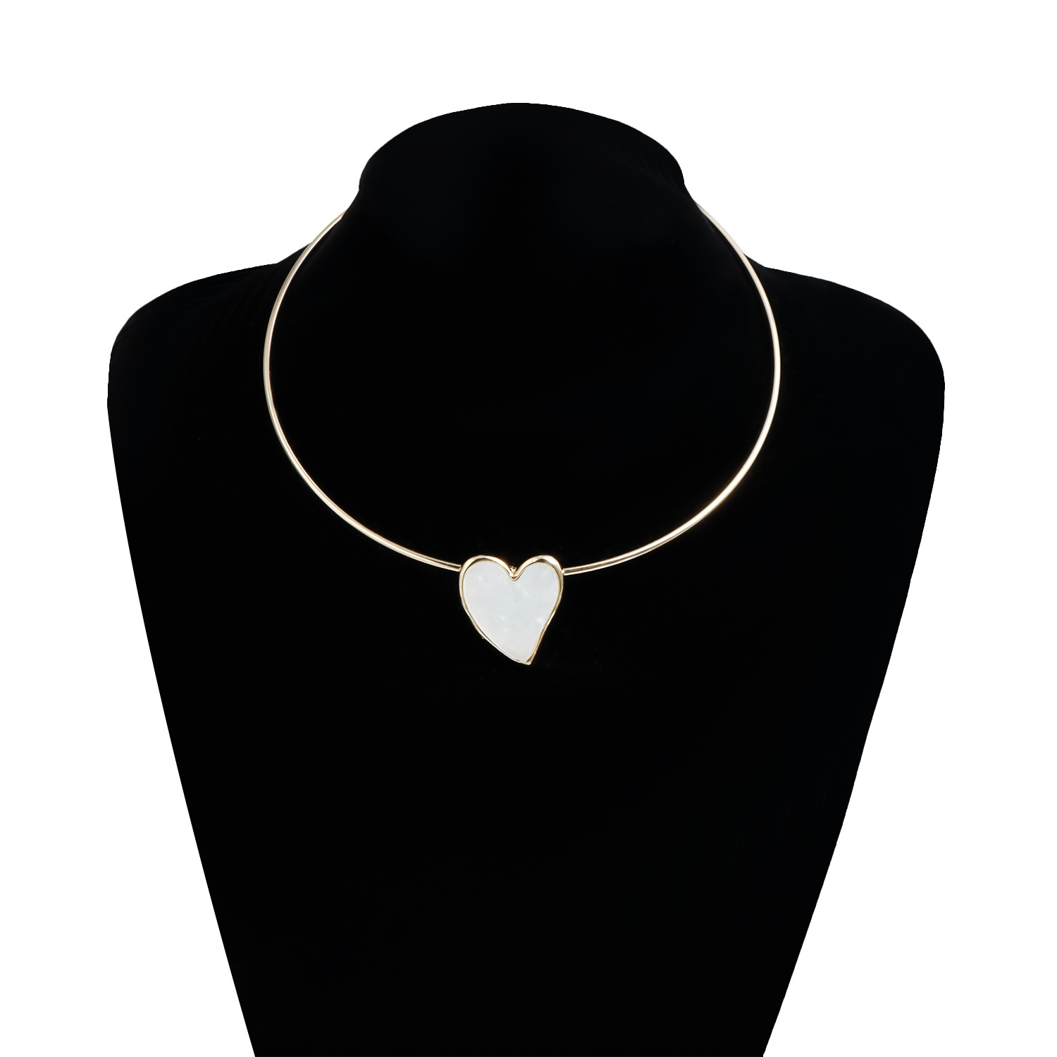 Luxe Minimalist Collar Irregul - Layered Pendant Necklace Aesthetic 评论和价格