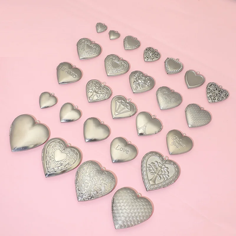 BoYuTe (20 Pieces/Lot) 316 Sta - Heart Locket Necklace Photo 评论和价格