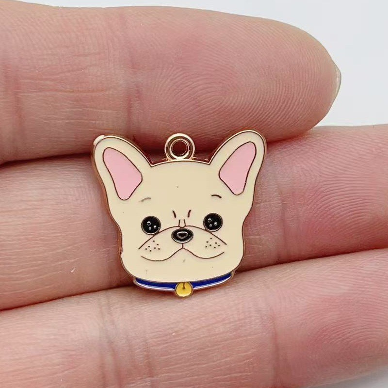 12pcs cartoon pet spotted dog  - Earrings 评论和价格