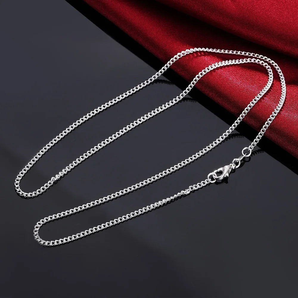 925 Sterling Silver 40-75CM LO - Cuban Link Chain 12Mm 评论和价格